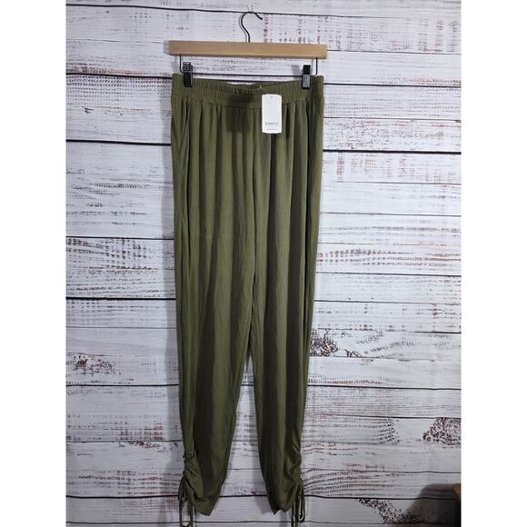 Simple Suzanne Betro Women's Pull on Pants Size Medium in Olive Green - Picture 1 of 6